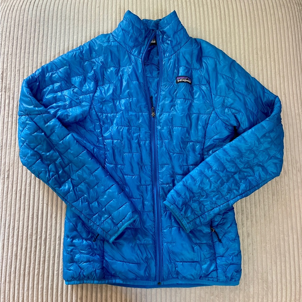 Patagonia women’s Nano Puff Jacket Lightweight XS Ocean Yosemite Skies Blue